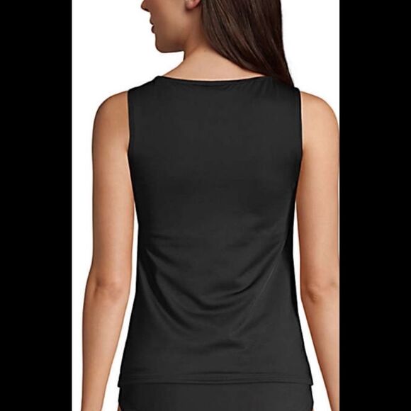 Land’s End Plus and Standard size high neck tankini soft cup bra black Various - Picture 5 of 10